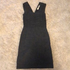 Gray dress.  Anthropologie!